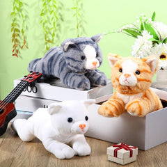 Harrycle soft fabric cat plush, skin friendly material for gentle cuddles.