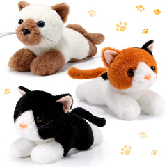 Harrycle three-piece kitten plush set for cuddling and imaginative play