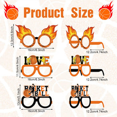 Harrycle basketball glasses props with nets and whistles for fun