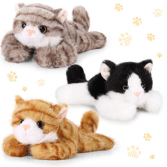 Harrycle cat plush in black color, soft cuddle companion for kids and naps.