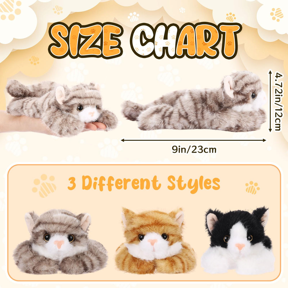 Harrycle cat plush in yellow color, bright playmate for daytime fun and bedtime.