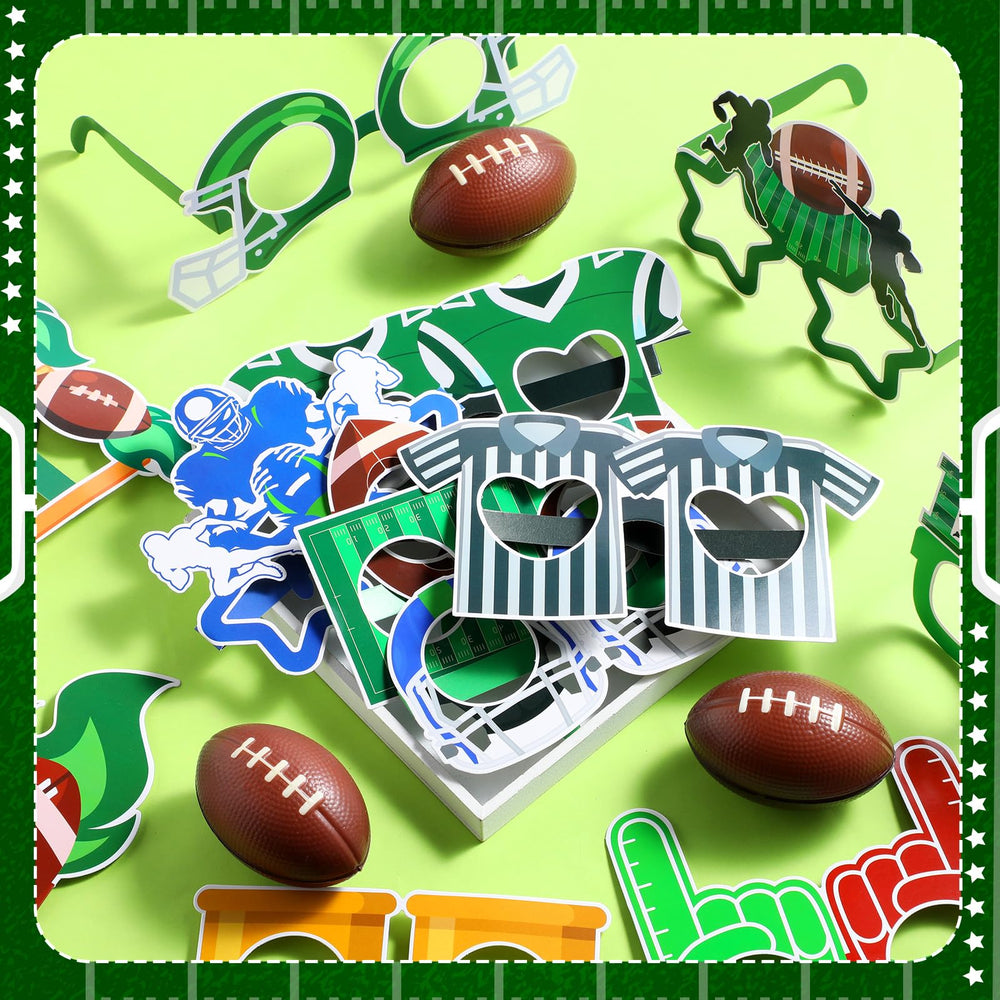Harrycle goalpost printed glasses props boost team celebration decorations