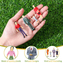Harrycle mini people standing figure for lifelike miniature scenes.