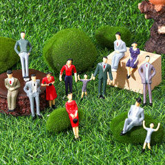 Harrycle multicolor mini figures illuminate diverse scenes with charm.