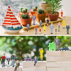 Harrycle plastic mini people pack supports varied character setups.