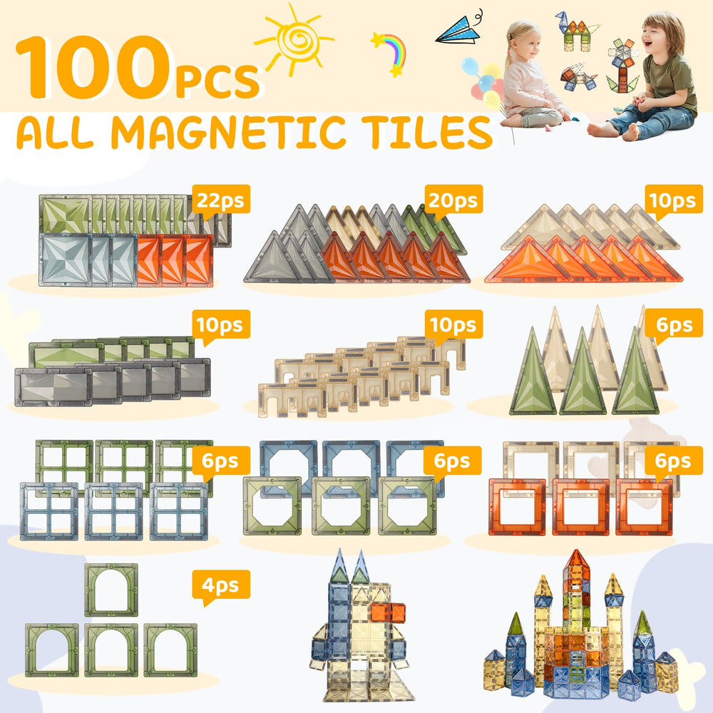 HarworLife magnetic tiles are ideal for homes and classrooms to spark hands-on learning.
