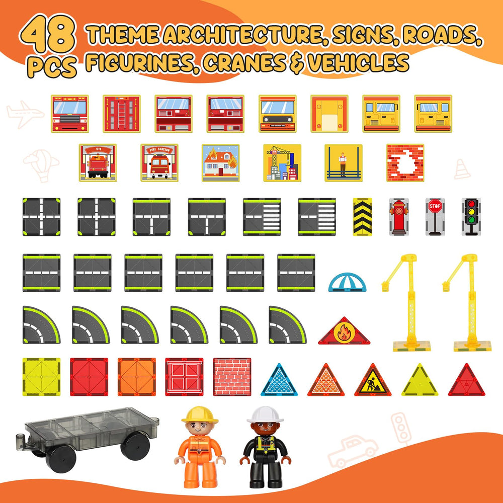 HarworLife hero dolls and signs enrich city scenarios with play accessories
