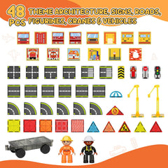 HarworLife hero dolls and signs enrich city scenarios with play accessories