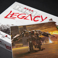 Hasbro Avalon Hill Risk Legacy components pack highlighting narrative elements.