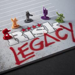 Hasbro Avalon Hill Risk Legacy tiles adding new territories and scenarios.