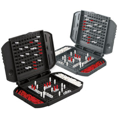 Hasbro Battleship Grab and Go kids playing on the go for screen-free fun.