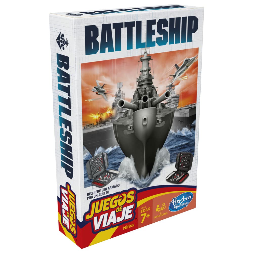 Hasbro Battleship Grab and Go ship set ready for action on the go.
