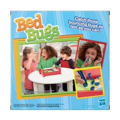 Hasbro Bed Bugs family-friendly moment with kids enjoying the game.