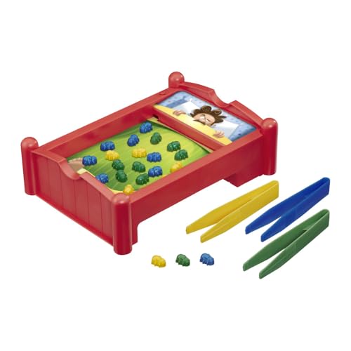 Hasbro Bed Bugs motorized bed vibration creates hopping bugs for lively play.
