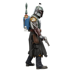 Hasbro Boba Fett Tython Jedi Ruin figure, articulation points for dynamic posing