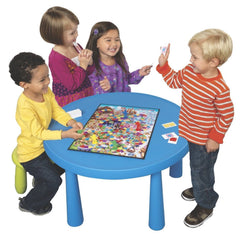 Hasbro Candy Land castle ending path highlights goal orientation for kids.