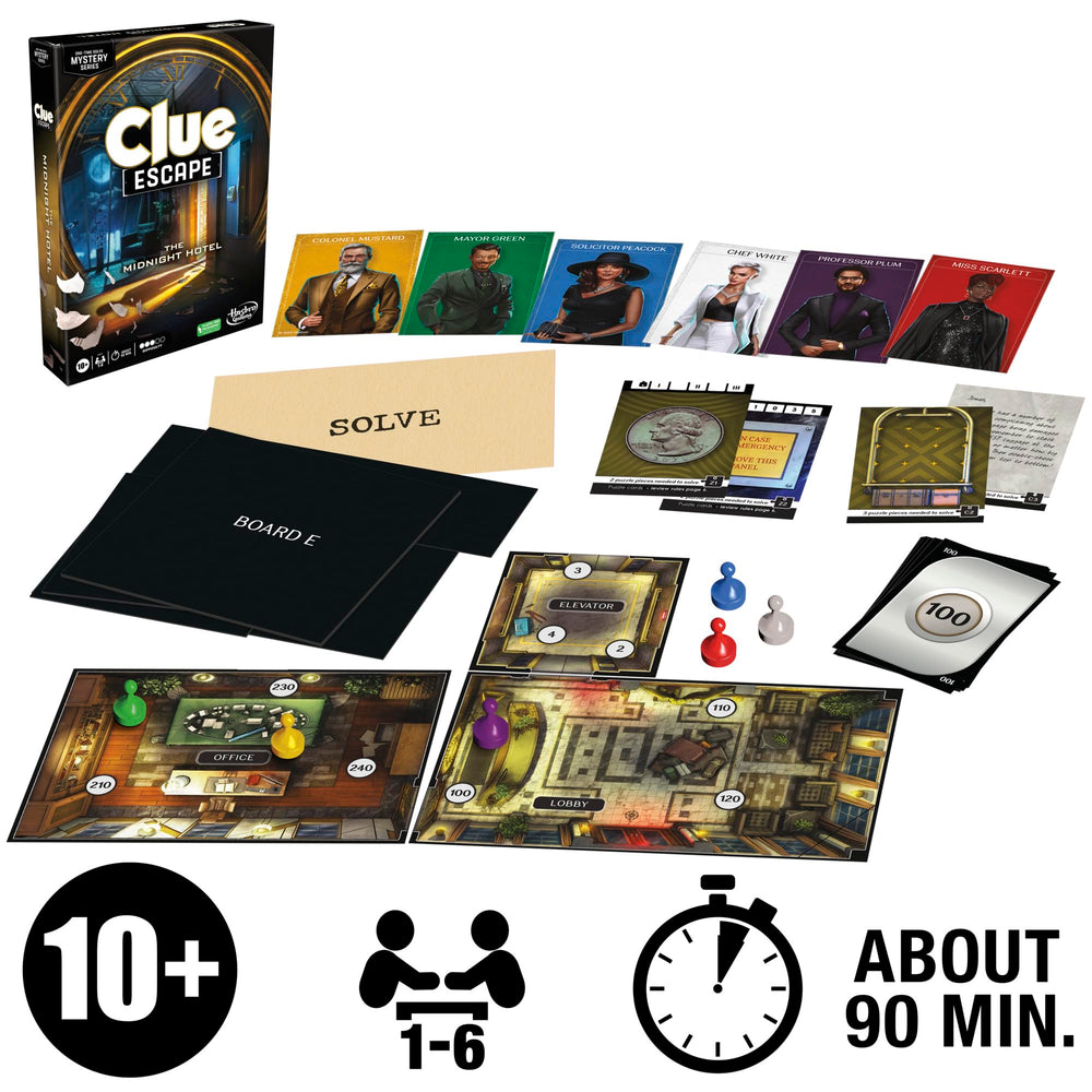 Puzzle cards and clues spark collaborative sleuthing among players