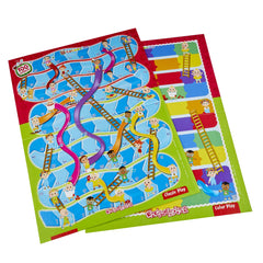 Hasbro Gaming Chutes and Ladders CoComelon Edition color play side helps color recognition.
