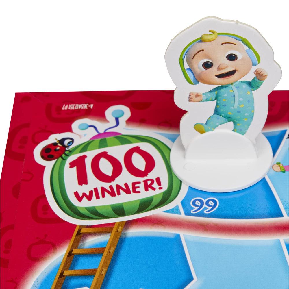 Hasbro Gaming Chutes and Ladders CoComelon Edition ideal for indoor family game nights.