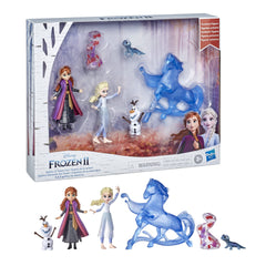 Hasbro Disney Frozen II Nokk translucent doll enhances display and storytelling moments.