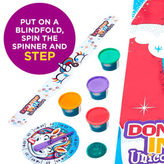 Hasbro Don’t Step In It Unicorn Edition playmat supports active, indoor-outdoor fun.