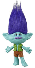 Hasbro DreamWorks Trolls World Tour Branch Medium Doll, front view, ideal for display and imaginative play