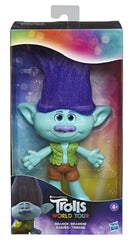 Hasbro DreamWorks Trolls World Tour Branch Medium Doll hair detail, great for recreating scenes and storytelling