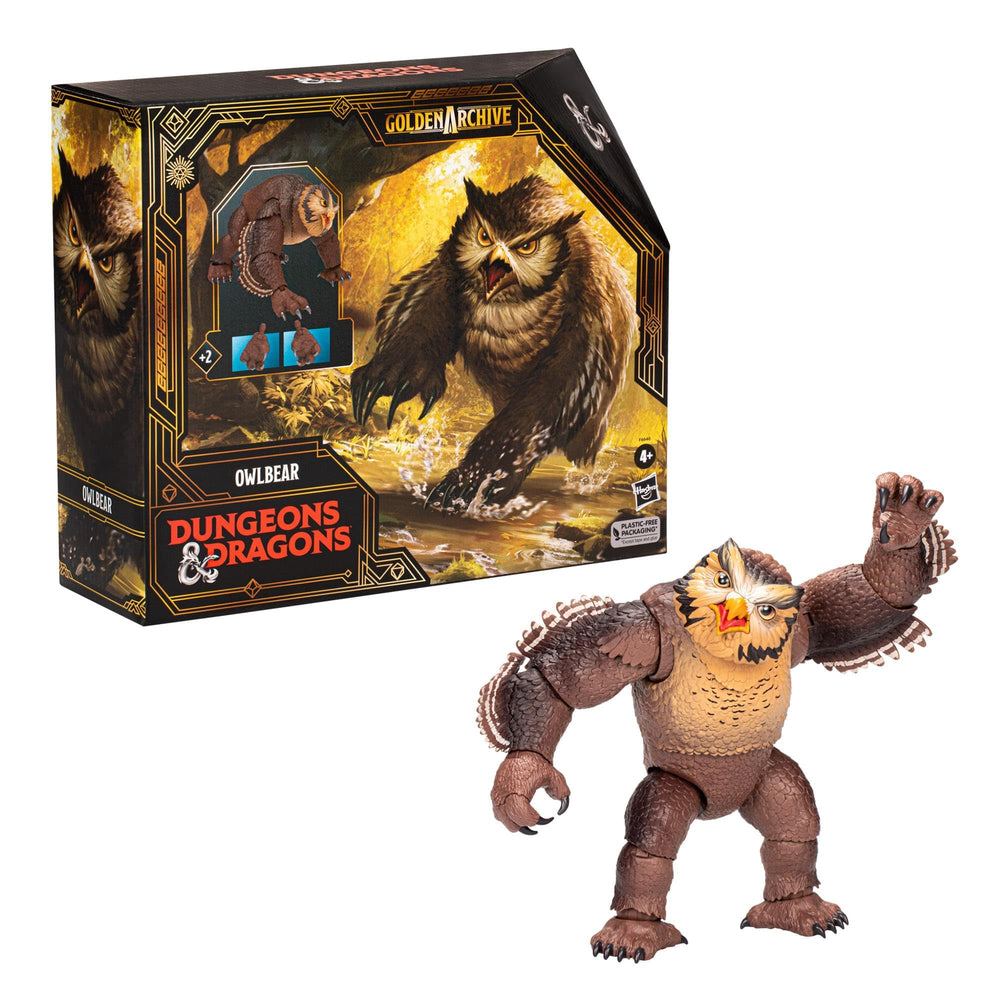 Hasbro D&D Owlbear figurine, collectible gift for fans and gamers.