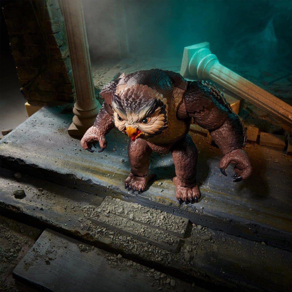 Hasbro D&D Owlbear figurine in diorama pose, great display piece.