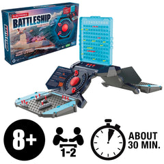 Hasbro Electronic Battleship Reloaded folding unit for easy storage