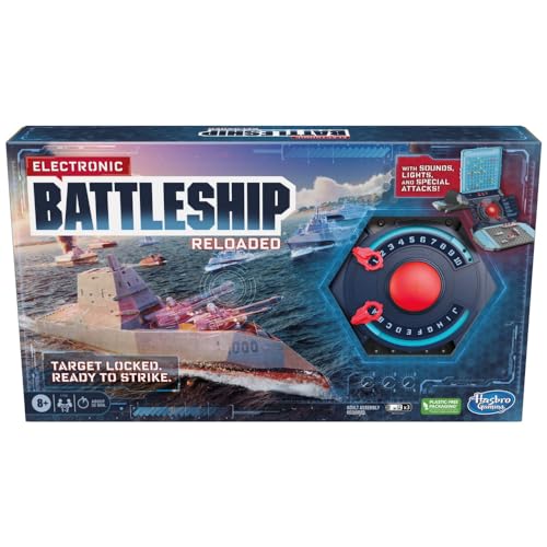 Hasbro Electronic Battleship Reloaded lights and sounds delivering dynamic battle feedback