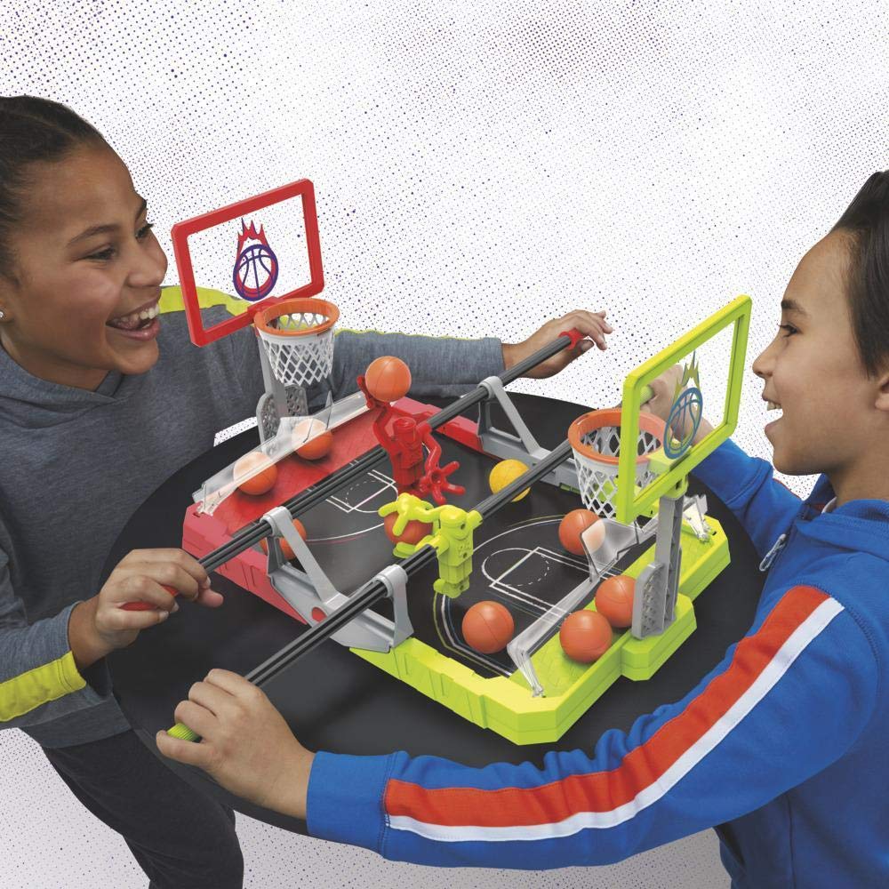 Hasbro Foosketball handles enable precise control for skillful shots.