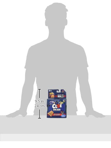 Hasbro Gaming Clue Diced portable setup for quick family game nights.