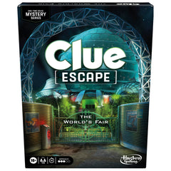 Hasbro Gaming Clue Escape World’s Fair board ready for quick setup and cooperative play.