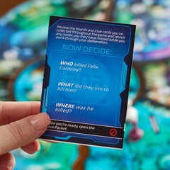 Hasbro Gaming Clue Escape World’s Fair secret tool used to collect evidence.