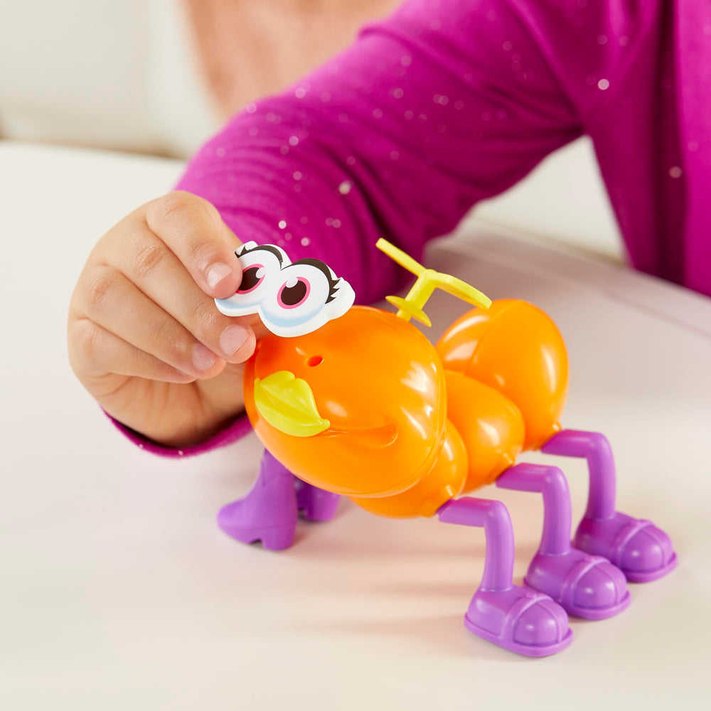 Hasbro Gaming Cootie mix-and-match play encourages imagination.
