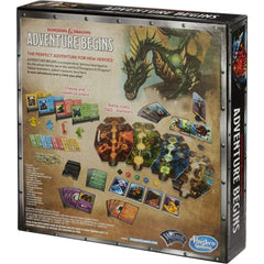 Hasbro Gaming D&D Adventure Begins characters ready for a cooperative quest.