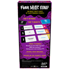 Hasbro Gaming Fork Milk Kidnap object cards spark outrageous pairings