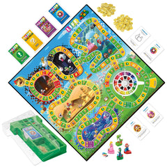 Hasbro Gaming Game of Life Super Mario Edition characters invite quick decisions and teamwork.