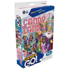 Hasbro Gaming Grab and Go Travel Games Set 5 age 6 plus shown as kid-friendly on trip.