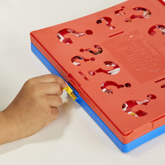 Hasbro Gaming Guess Who? classic play in a portable two-player format.