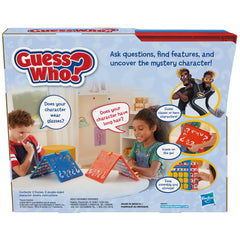 Hasbro Gaming Guess Who? double-sided character sheets enable varied play sessions.