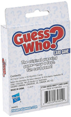 Hasbro Gaming Guess Who? travel-friendly packaging makes it easy to take on trips.