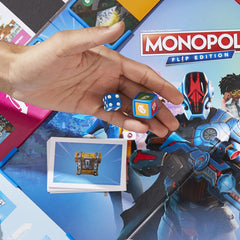 Loadout card in Hasbro Monopoly Flip Edition offering permanent item advantages
