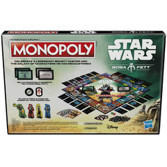 Hasbro Gaming Monopoly Star Wars Boba Fett Edition token showing Boba Fett for immersive play.