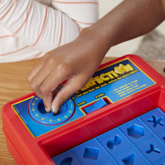 Hasbro Perfection tray and shapes storage for easy cleanup