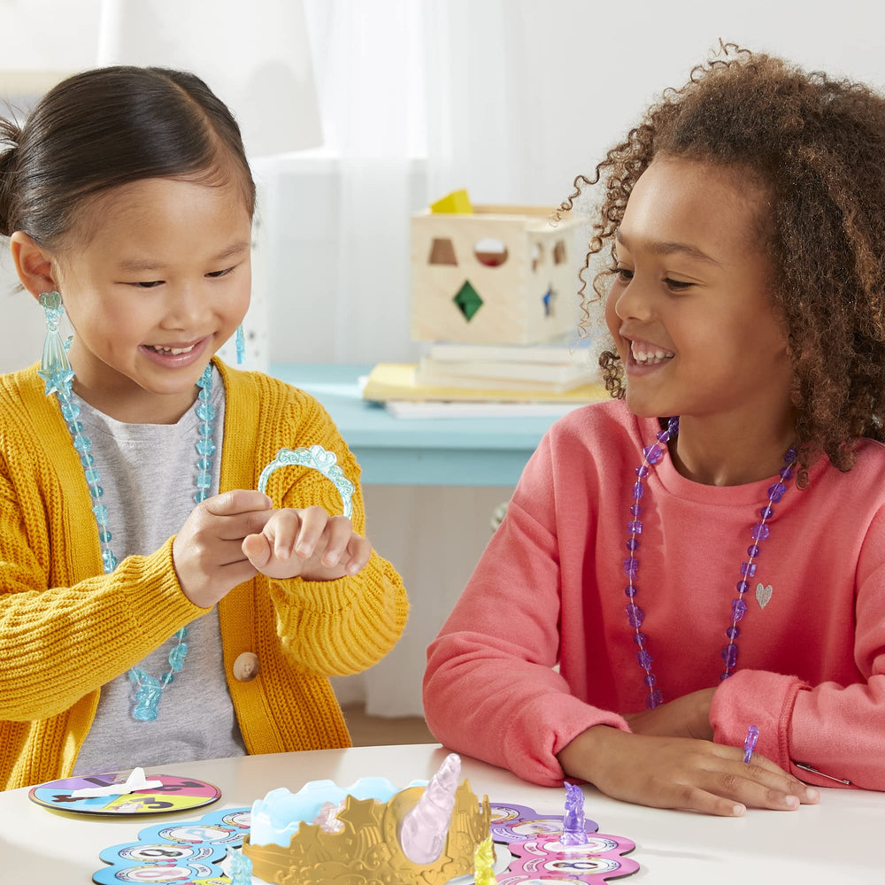 Hasbro Gaming Pretty Princess Unicorn Edition necklace pieces for colorful dress-up moments.