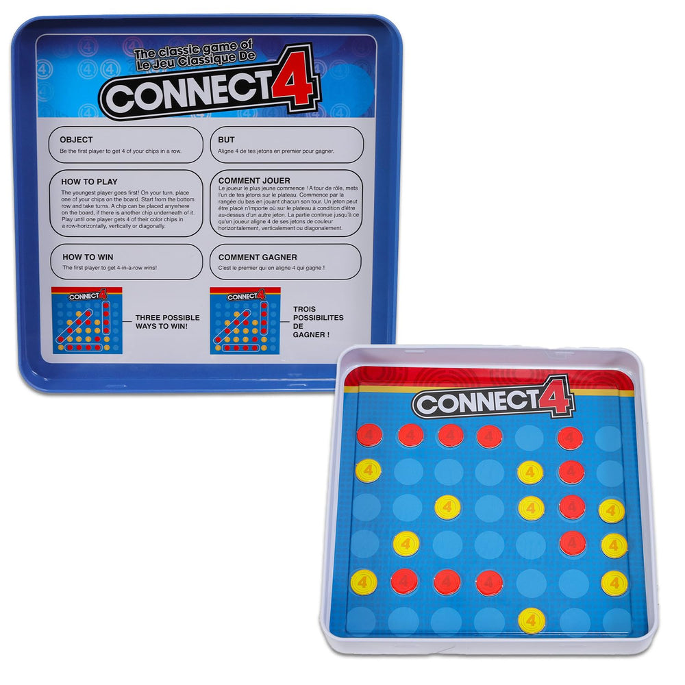 Hasbro Gaming Sorry travel tin featuring bright pieces and compact board for road trips.