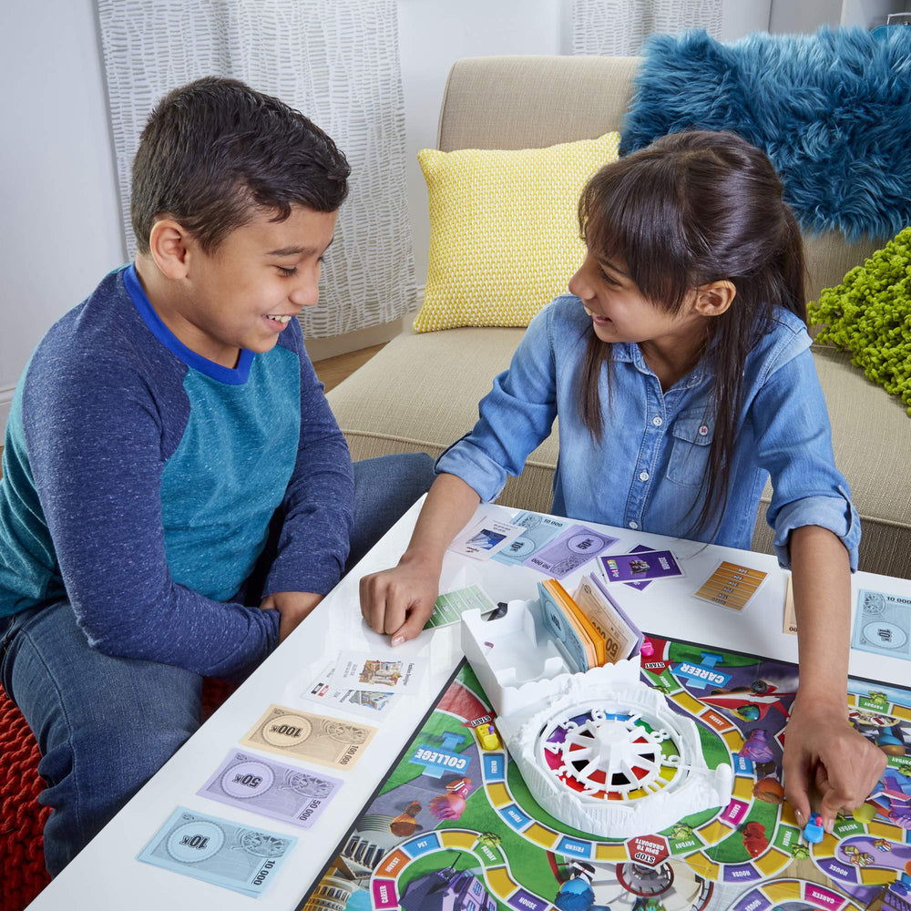 Hasbro Gaming The Game of Life family night encourages bonding