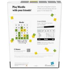 Hasbro Wordle: The Party Game unlimited play with dry-erase boards and markers.